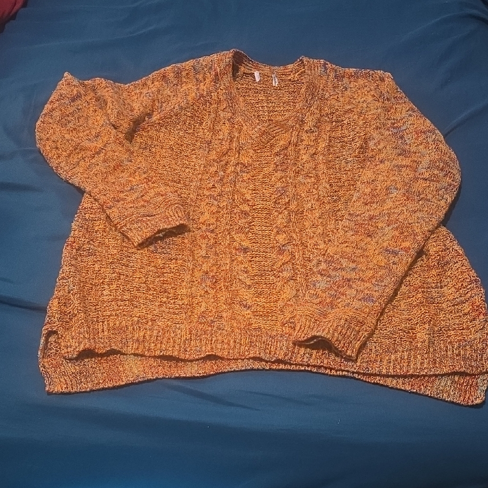 Women's Orange Sweater